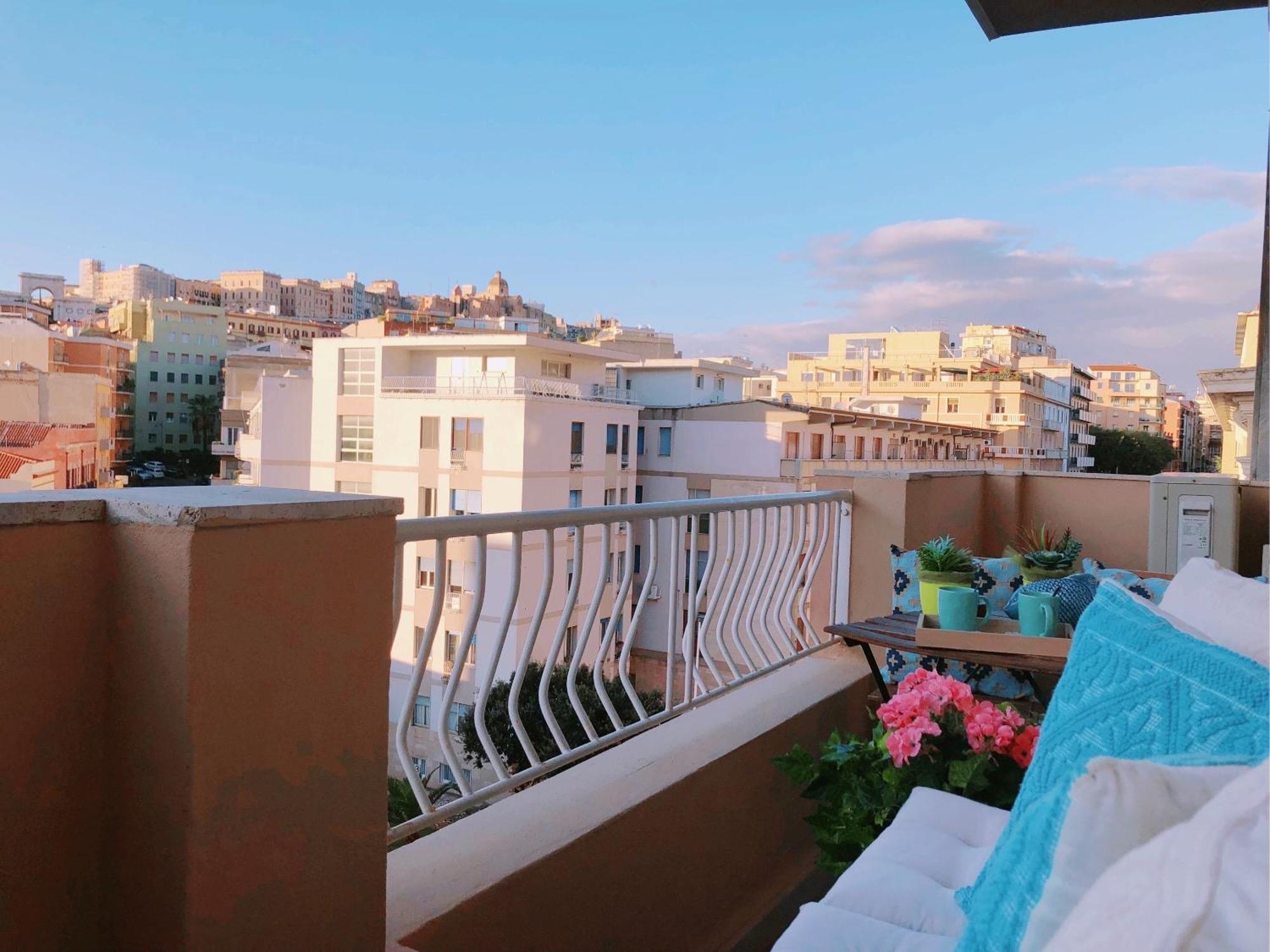 Cagliari Magica bellissimo appartamento panoramico in centro Esterno foto